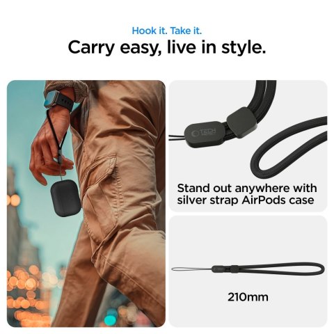 TECH-PROTECT NATURALFIT APPLE AIRPODS PRO 3 BLACK Tech-Protect