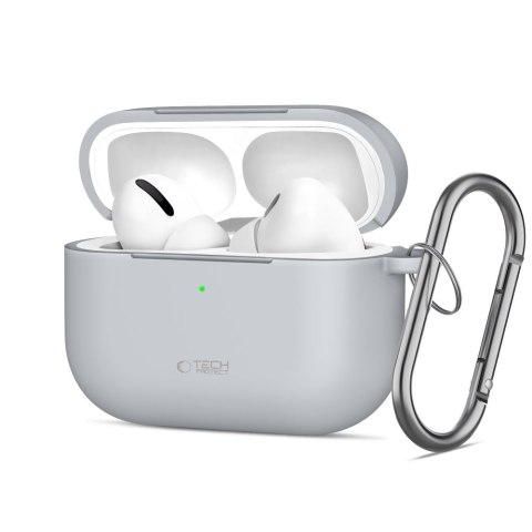 TECH-PROTECT SILICONE HOOK APPLE AIRPODS PRO 3 CRAYON GREY Tech-Protect