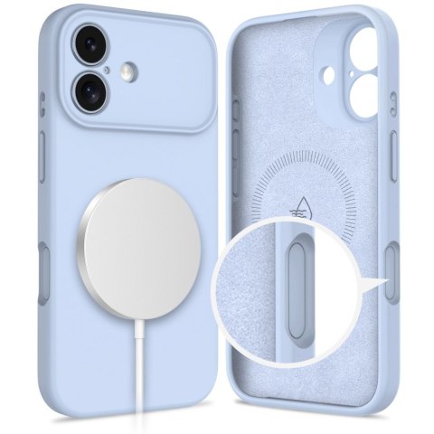 TECH-PROTECT SILICONE MAGSAFE IPHONE 17 MIST BLUE Tech-Protect