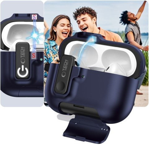 TECH-PROTECT SLIM HOOK APPLE AIRPODS PRO 3 NAVY BLUE Tech-Protect