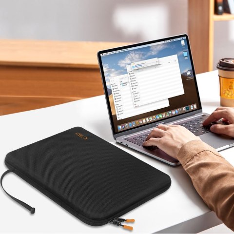 TECH-PROTECT HARDPOUCH LAPTOP 15-16 BLACK/ORANGE Tech-Protect