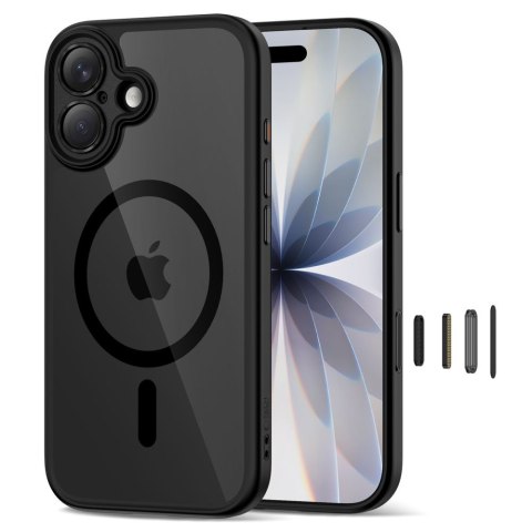 TECH-PROTECT MAGPEAK MAGSAFE CC IPHONE 17 BLACK/CLEAR Tech-Protect