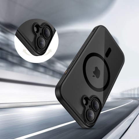 TECH-PROTECT MAGPEAK MAGSAFE CC IPHONE 17 BLACK/CLEAR Tech-Protect