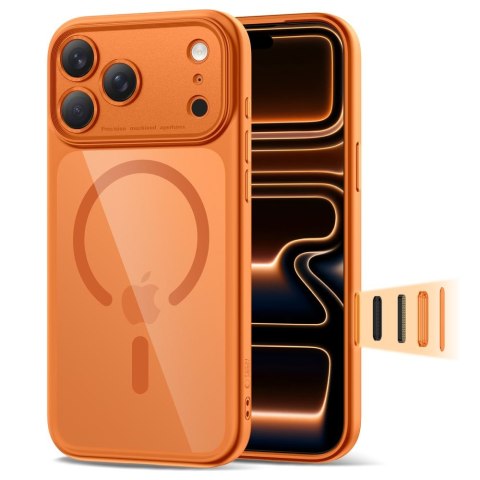 TECH-PROTECT MAGPEAK MAGSAFE CC IPHONE 17 PRO MAX COSMIC ORANGE/CLEAR Tech-Protect