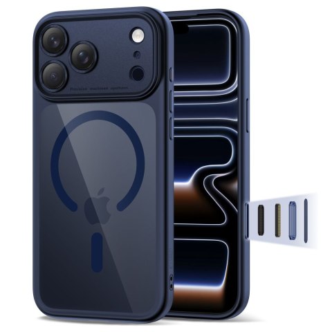TECH-PROTECT MAGPEAK MAGSAFE CC IPHONE 17 PRO MAX DEEP BLUE/CLEAR Tech-Protect
