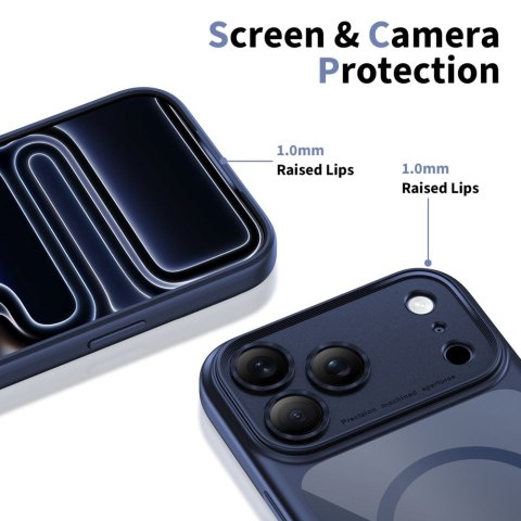 TECH-PROTECT MAGPEAK MAGSAFE CC IPHONE 17 PRO MAX DEEP BLUE/CLEAR Tech-Protect