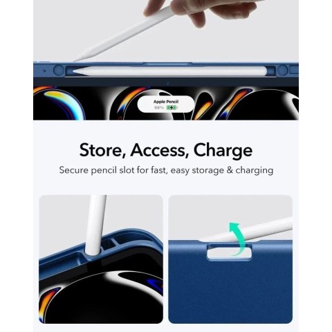 ESR FLIP HYBRID IPAD PRO 13" 7 / 8 / 2024-2025 NAVY BLUE ESR