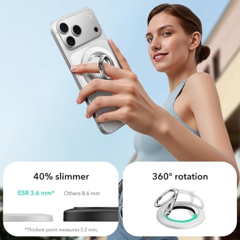 ESR MAGNETIC 360 HALOLOCK MAGSAFE PHONE RING WHITE ESR