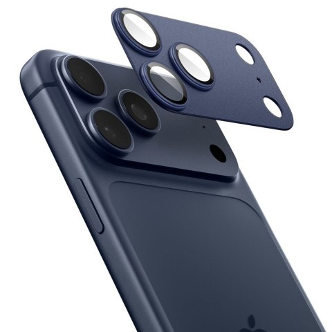 OSŁONA APARATU SPIGEN OPTIK PRO XL GLAS.TR "EZ FIT" CAMERA PROTECTOR IPHONE 17 PRO BLUE Spigen