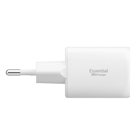 SPIGEN ESSENTIAL EE352EU 2-PORT NETWORK CHARGER 35W WHITE Spigen