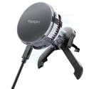 SPIGEN EV25MFAQ ESSENTIAL PELTIER MAGNETIC MAGSAFE VENT CAR MOUNT WIRELESS CHARGER 25W QI2.2 BLACK Spigen