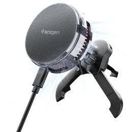 SPIGEN EV25MFAQ ESSENTIAL PELTIER MAGNETIC MAGSAFE VENT CAR MOUNT WIRELESS CHARGER 25W QI2.2 BLACK Spigen