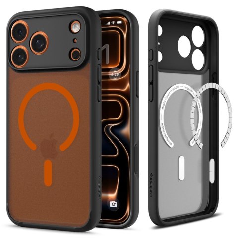 SPIGEN ULTRA HYBRID MAG MAGSAFE IPHONE 17 PRO FROST BLACK/ORANGE Spigen