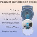 TECH-PROTECT NYLON FOR KIDS APPLE AIRTAG 1 / 2 ASTRONAUT Tech-Protect