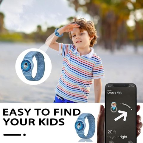 TECH-PROTECT NYLON FOR KIDS APPLE AIRTAG 1 / 2 ASTRONAUT Tech-Protect