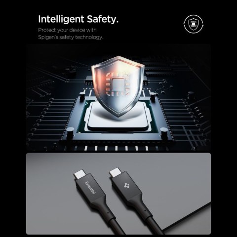 SPIGEN EB10020CC ESSENTIAL TYPE-C CABLE 100W 200CM BLACK Spigen