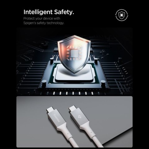 SPIGEN EB24012CC ESSENTIAL TYPE-C CABLE 240W 120CM WHITE Spigen
