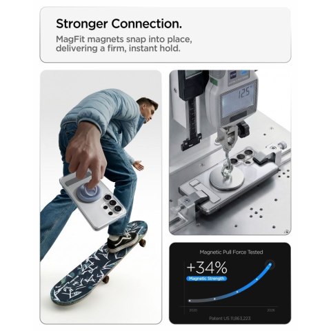 SPIGEN ULTRA HYBRID 'S' MAG MAGSAFE GALAXY S26 ULTRA CLEAR/WHITE Spigen