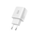 TECH-PROTECT NCA45W-GAN 2-PORT NETWORK CHARGER PD 45W / QC3.0 + LIGHTNING CABLE WHITE Tech-Protect