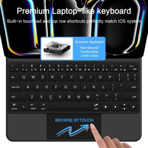 TECH-PROTECT SMARTCASE MAGNETIC + KEYBOARD IPAD PRO 11" 5 / 6 2024-2025 BLACK Tech-Protect