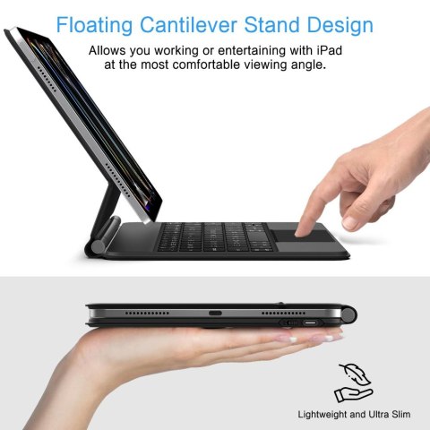 TECH-PROTECT SMARTCASE MAGNETIC + KEYBOARD IPAD PRO 11" 5 / 6 2024-2025 BLACK Tech-Protect