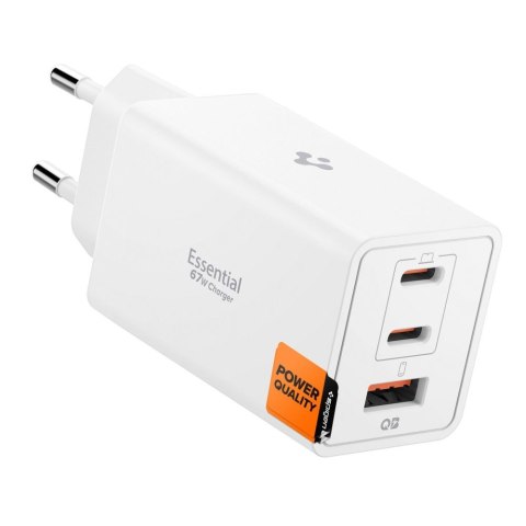 SPIGEN EE673EU ESSENTIAL 3-PORT NETWORK CHARGER 67W WHITE Spigen