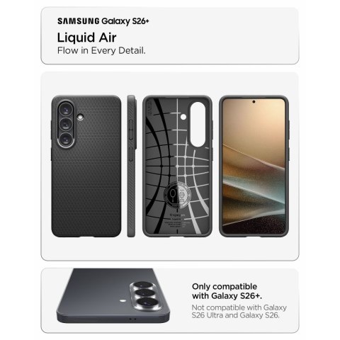 SPIGEN LIQUID AIR GALAXY S26+ PLUS MATTE BLACK Spigen
