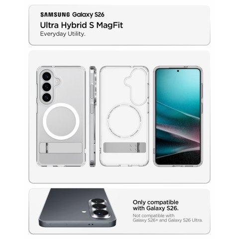 SPIGEN ULTRA HYBRID 'S' MAG MAGSAFE GALAXY S26 CLEAR/WHITE Spigen