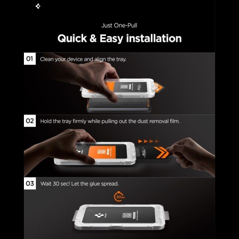 SZKŁO PRYWATYZUJĄCE SPIGEN GLAS.TR 'EZ FIT PRO AC' HD 2-PACK GALAXY S26+ PLUS PRIVACY Spigen