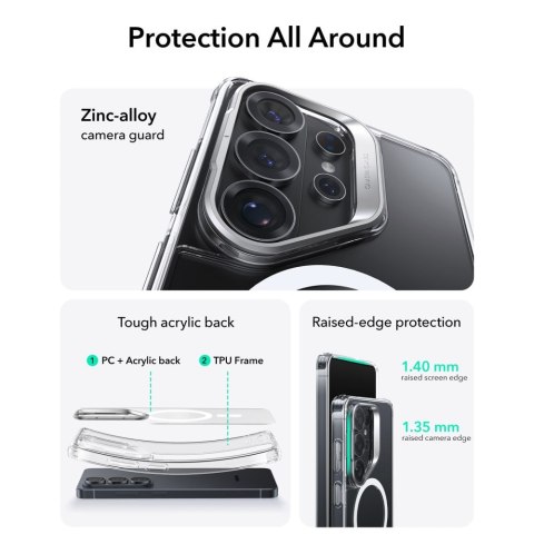 ESR CLASSIC HYBRID KICKSTAND MAGSAFE GALAXY S26 ULTRA CLEAR ESR