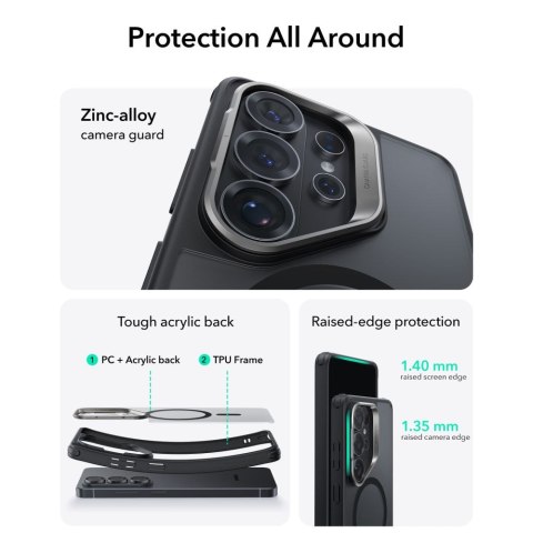 ESR CLASSIC HYBRID KICKSTAND MAGSAFE GALAXY S26 ULTRA FROSTED BLACK ESR
