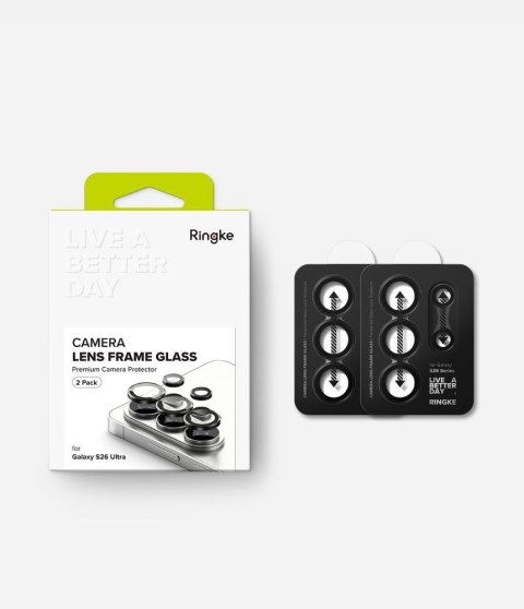 OSŁONA APARATU RINGKE CAMERA FRAME PROTECTOR 2-PACK GALAXY S26 ULTRA BLACK Ringke