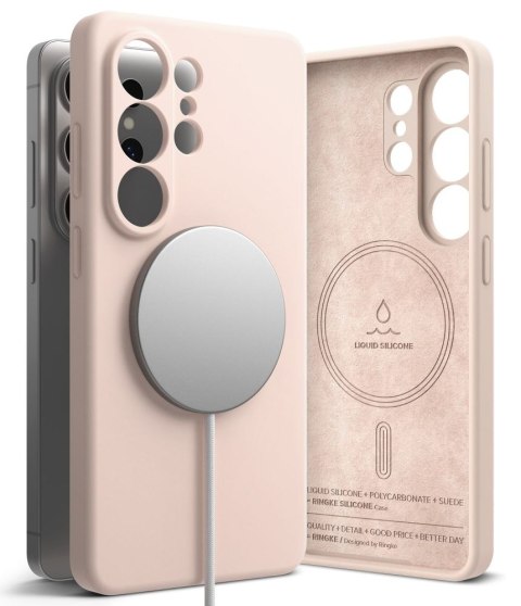 RINGKE SILICONE MAGNETIC MAGSAFE GALAXY S26 ULTRA PINK SAND Ringke