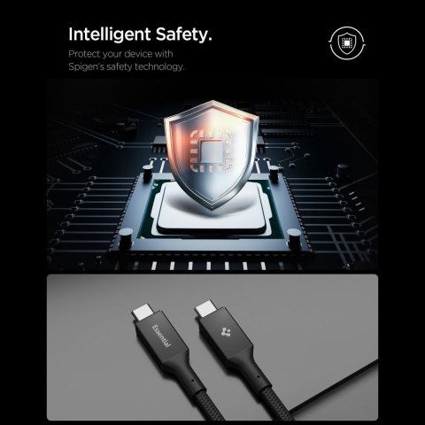 SPIGEN EB10015CC ESSENTIAL TYPE-C CABLE 100W 150CM BLACK Spigen