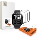 SZKŁO HYBRYDOWE TECH-PROTECT EASY SET FLEX+ 3-PACK APPLE WATCH 10 / 11 (42 MM) BLACK Tech-Protect
