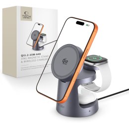 TECH-PROTECT A48 3IN1 MAGNETIC MAGSAFE WIRELESS CHARGER 25W QI2.2 DARK GREY Tech-Protect