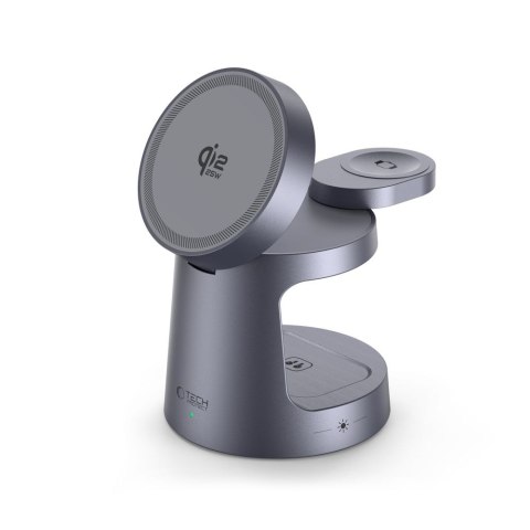 TECH-PROTECT A48 3IN1 MAGNETIC MAGSAFE WIRELESS CHARGER 25W QI2.2 DARK GREY Tech-Protect