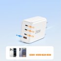 TECH-PROTECT NC200W-GAN 4-PORT NETWORK CHARGER PD 200W / QC3.0 WHITE Tech-Protect