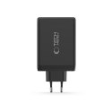 TECH-PROTECT NC240W-GAN 4-PORT NETWORK CHARGER PD 240W / QC3.0 BLACK Tech-Protect