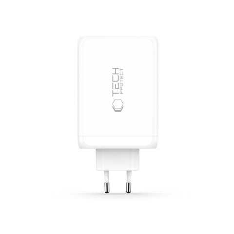 TECH-PROTECT NC240W-GAN 4-PORT NETWORK CHARGER PD 240W / QC3.0 WHITE Tech-Protect