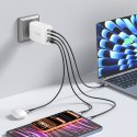 TECH-PROTECT NC240W-GAN 4-PORT NETWORK CHARGER PD 240W / QC3.0 WHITE Tech-Protect
