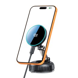 TECH-PROTECT V8 MAGNETIC MAGSAFE WINDSHIELD & DASHBOARD CAR MOUNT WIRELESS CHARGER 25W QI2.2 BLACK Tech-Protect