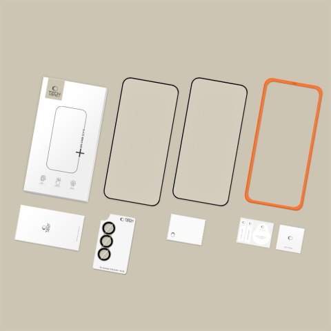 SZKŁO HARTOWANE TECH-PROTECT EASY SET+ 3-PACK GALAXY S26 BLACK Tech-Protect