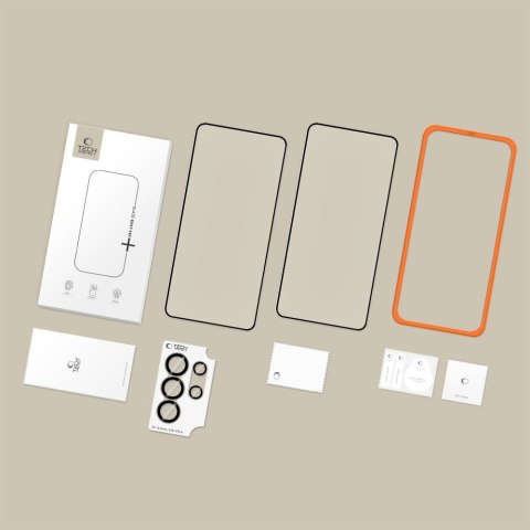 SZKŁO HARTOWANE TECH-PROTECT EASY SET+ 3-PACK GALAXY S26 ULTRA BLACK Tech-Protect