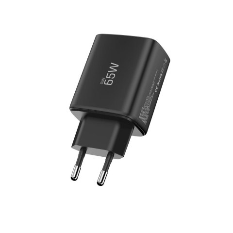 TECH-PROTECT NCA65W-GAN 3-PORT NETWORK CHARGER PD 65W / QC3.0 BLACK Tech-Protect