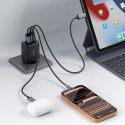 TECH-PROTECT NCA65W-GAN 3-PORT NETWORK CHARGER PD 65W / QC3.0 BLACK Tech-Protect