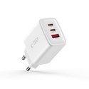 TECH-PROTECT NCA65W-GAN 3-PORT NETWORK CHARGER PD 65W / QC3.0 WHITE Tech-Protect