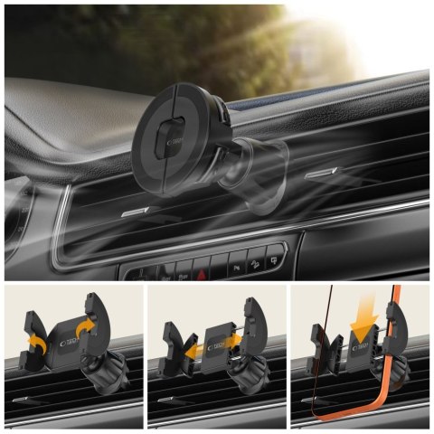TECH-PROTECT N62 2IN1 UNIVERSAL & MAGNETIC MAGSAFE DASHBOARD & VENT CAR MOUNT BLACK Tech-Protect
