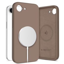 TECH-PROTECT SILICONE MAGSAFE IPHONE 16E / 17E CHOCOLATE BROWN Tech-Protect