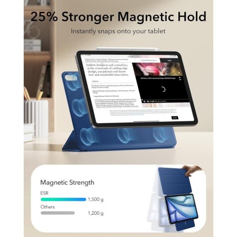 ESR REBOUND MAGNETIC IPAD AIR 10.9" 4 / 5 / 2020-2022 / 11" 6 / 7 / 8 / 2024-2026 NAVY BLUE ESR